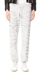 Monrow Vintage Sweats With Faded Tiger Stripes