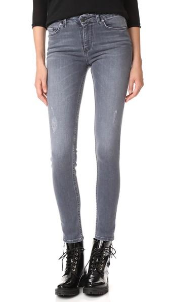 Blk Dnm Jean 22 Mid Rise Skinny Jeans