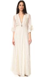 Free People Eclair Embroidered Maxi Dress