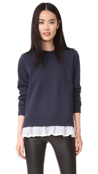 Clu Clu Too Ruffle Bottom Sweatshirt