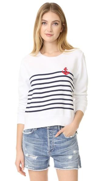 Sundry Stripes Anchor Tee