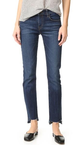 J Brand Amelia Straight Step Fray Jeans