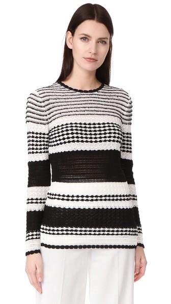 Novis Monroe Striped Crew Sweater