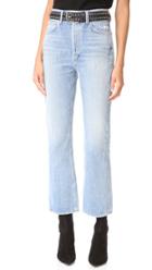 Agolde Taylor High Rise Crop Kick Flare Jeans
