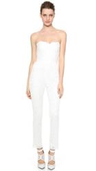 Monique Lhuillier Paige Lace Jumpsuit