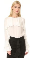 Veronica Beard Mia Ruffle Blouse