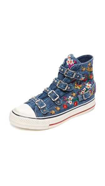 Ash Virtu Buckle High Top Sneakers