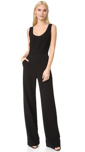 Julianna Bass Jana Piped Jumpsuit