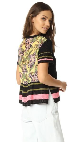 Red Valentino Printed Back Top