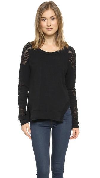 Free People Outer Sunset Top - Black