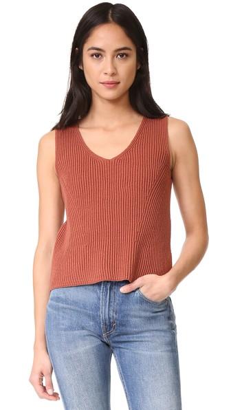 Vince Rib Sweater Tank