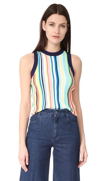 Milly Vertical Stripe Shell Top