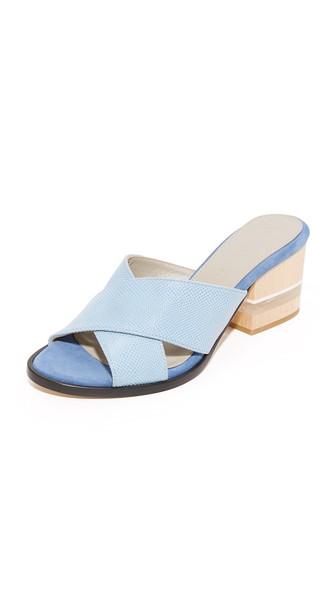 Dear Frances Poser Crisscross Mules