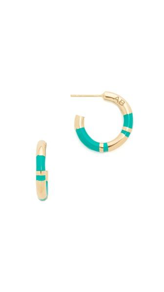 Aurelie Bidermann Positano Hoop Earrings