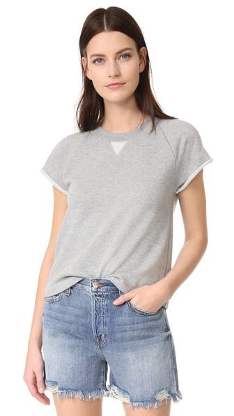 T By Alexander Wang Cap Sleeve Sweatshirt