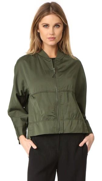 Dkny Cropped Bomber Jacket