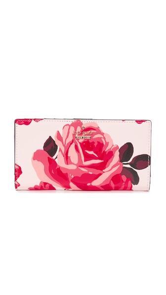 Kate Spade New York Roses Stacy Snap Wallet