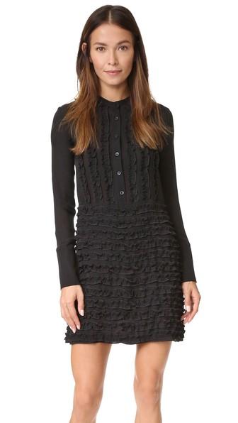Cynthia Rowley Ruffle Drop Waist Dress