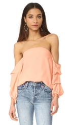 Mlm Label Pillar Shoulder Top