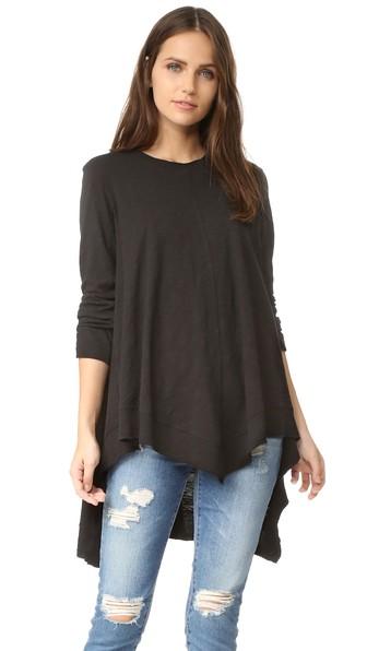 Wilt Slub Ls V Front Tunic