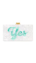 Edie Parker Jean Yes No Clutch