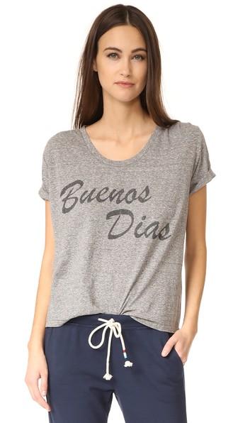 Sol Angeles Buenos Dias Pleat Tee