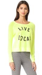 Sundry Live Local Crop Pullover