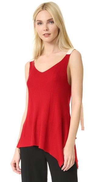 T By Alexander Wang Asymmetrical Hem Tank