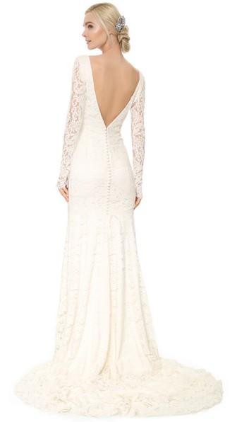 Theia Nicole Lace Gown