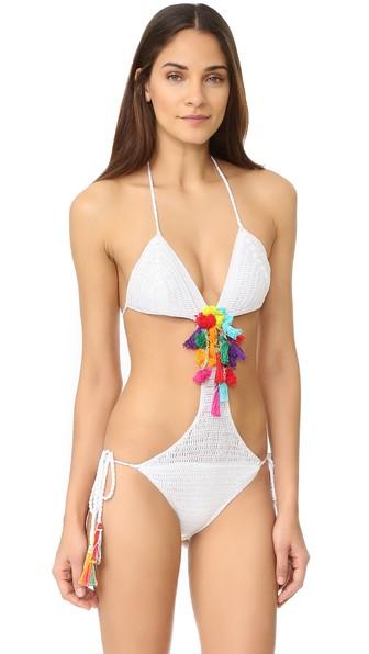 Anna Kosturova Pom Pom Monokini