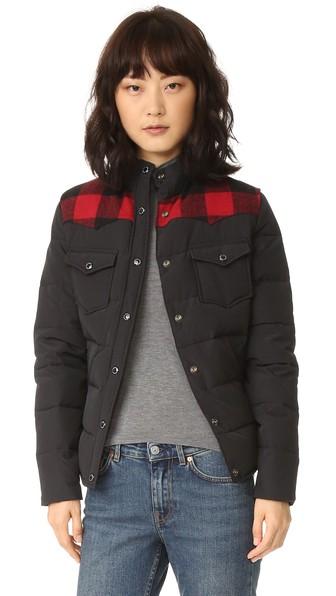 Penfield Rockford Plaid Yoke Down Jacket