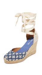 Soludos Pattern Tall Wedge Espadrilles