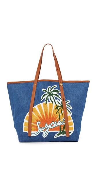 See By Chloe Denim Tote