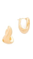 Soave Oro Bold Twist Hoop Earrings