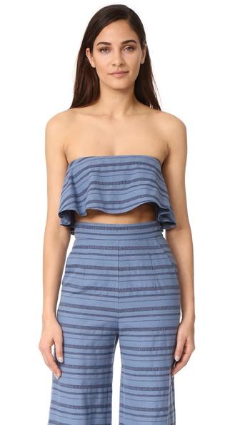 Mara Hoffman Strapless Crop Top