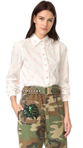 Marc Jacobs Flamingo Cotton Shirt