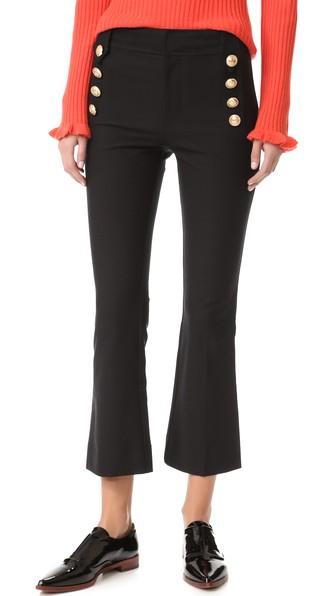 Derek Lam 10 Crosby Cropped Sailor Trousers