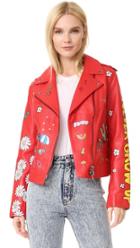 Mira Mikati Hand Painted Never Grow Up Jacket