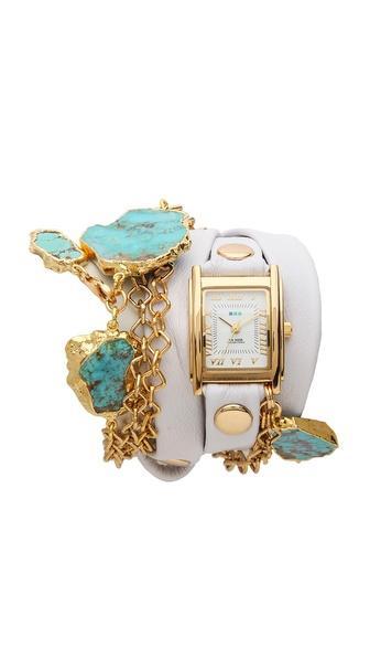 La Mer Collections Durango Wrap Watch - White