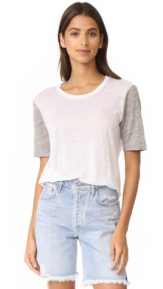 Wilt Color Mix Boy Hem Crew Tee