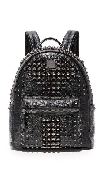 Mcm Stark Pearl Stud Backpack