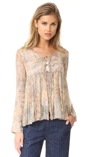 Mes Demoiselles Palm Blouse
