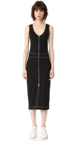 Mcq Alexander Mcqueen Contrast Tank Dress