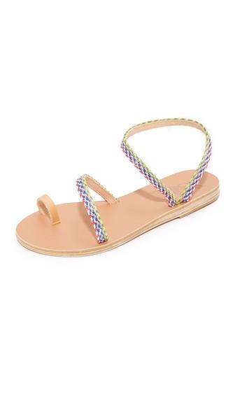Ancient Greek Sandals Alpi Eleftheria Rafia Sandals