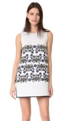Cynthia Rowley Bonded Embroidered Shift Dress