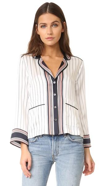 Equipment Kate Moss X Lake Pajama Top