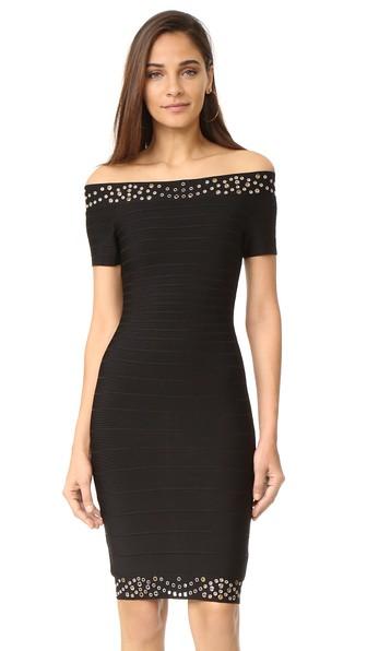 Herve Leger Karlee Bandage Dress