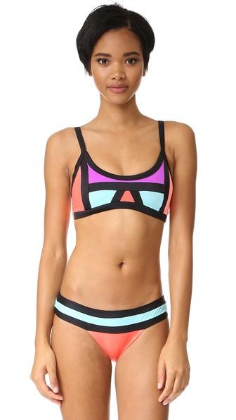 Pilyq Colorblock Bikini Top