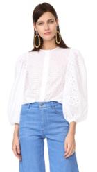 Anna October Perforated Blouse