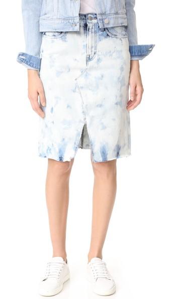 J Brand Trystan Skirt With Raw Hem